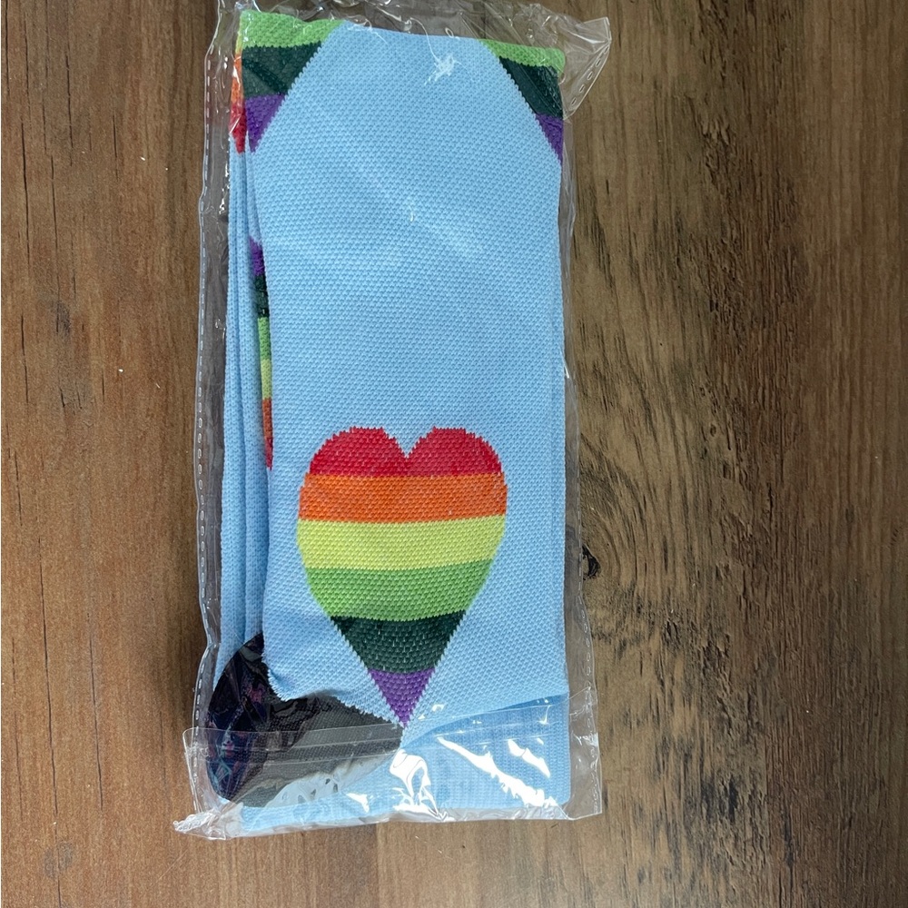 2 pair of Socks multicolor rainbow size L/XL unisex